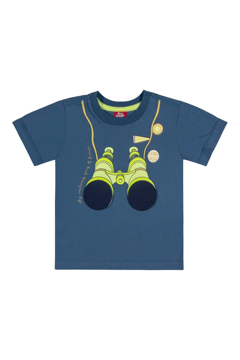 Conjunto-Camiseta-Interativa-e-Bermuda--Azul--Bee-Loop