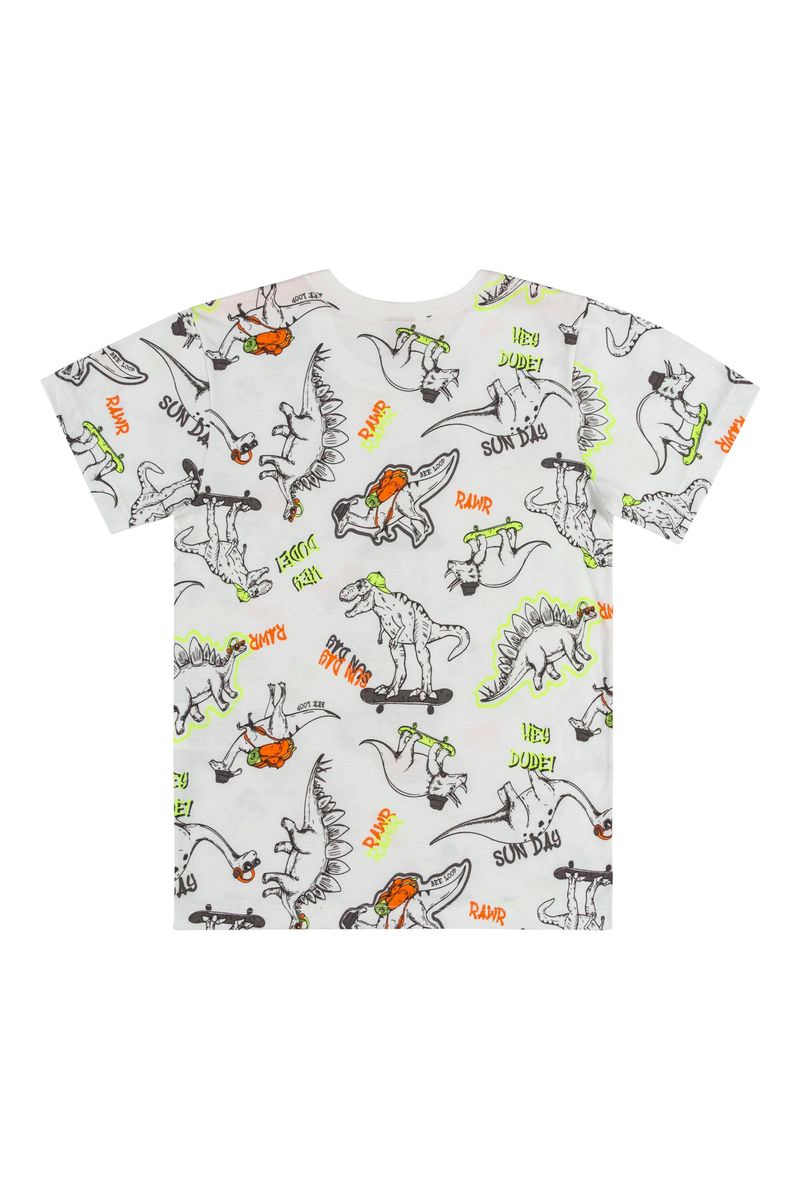 Conjunto-Camiseta-Dinos-e-Bermuda-Infantil--Branco--Bee-Loop