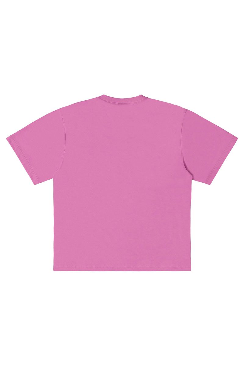 Camiseta-Manga-Curta-Infantil-Feminina--Rosa--Gloss