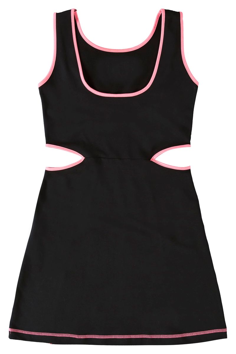 Vestido-Regata-Infantil--Preto--Gloss