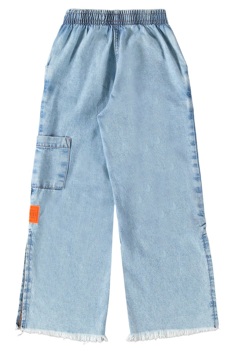 Calca-Wide-Leg-Infantil--Azul--Gloss