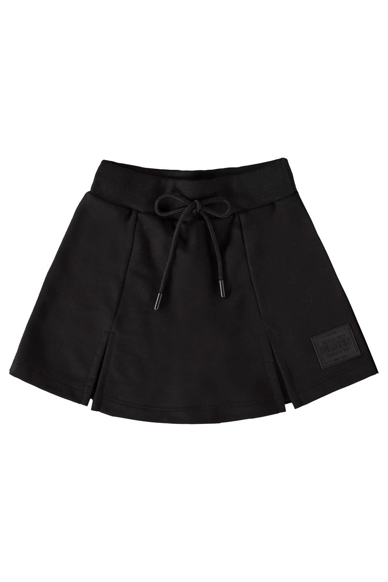 Short-Saia-Infantil-em-Moletom--Preto--Gloss