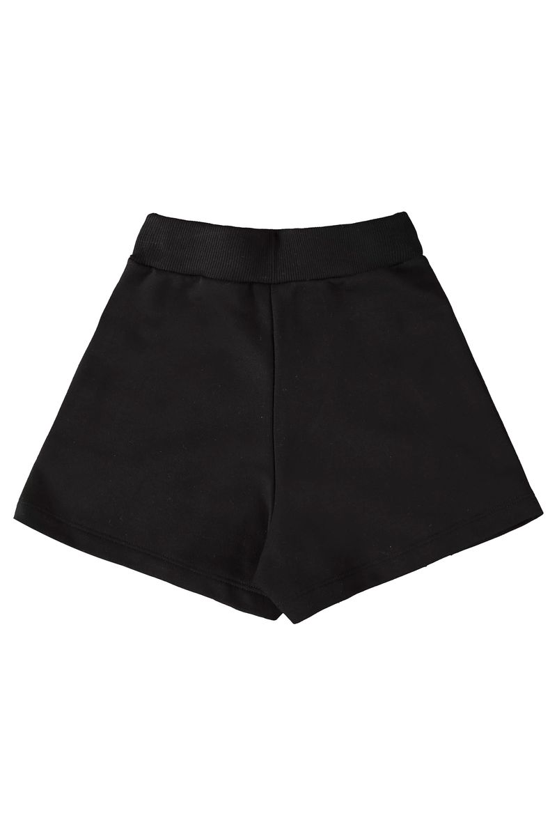 Short-Saia-Infantil-em-Moletom--Preto--Gloss