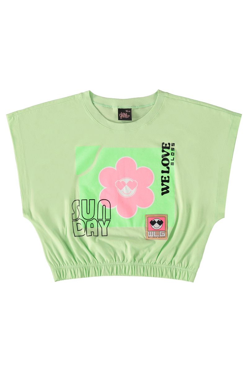 Blusa-Cropped-Estampada--Verde--Gloss