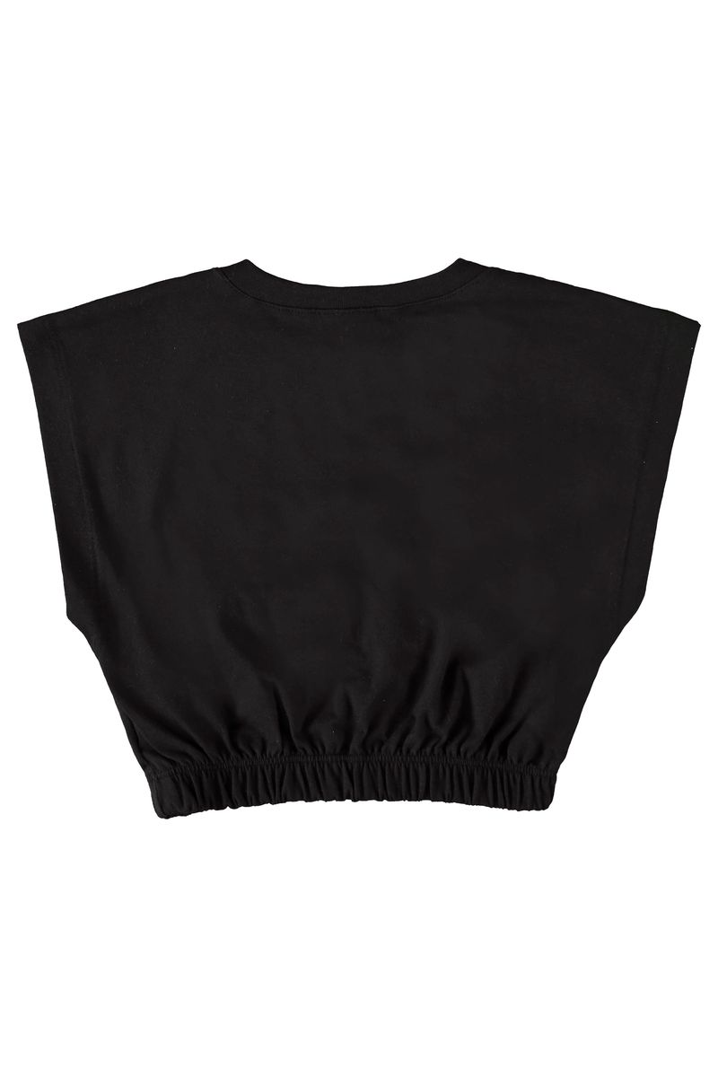 Blusa-Cropped-Estampada--Preto--Gloss