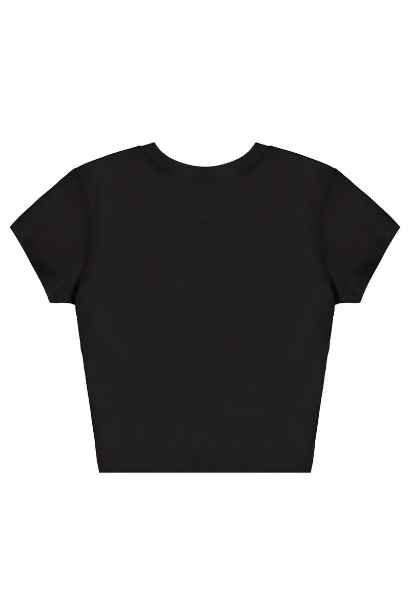 Blusa-Manga-Curta-com-Amarracao--Preto--Gloss