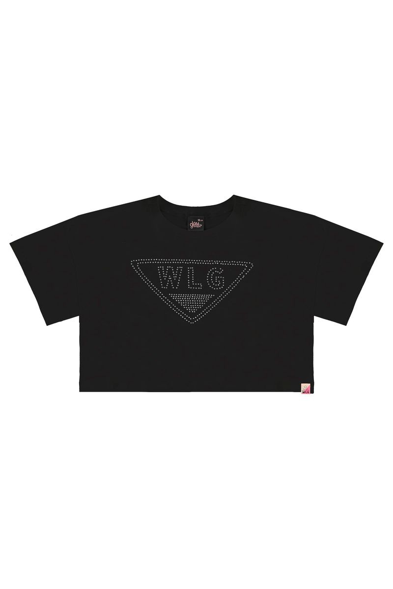 Blusa-Cropped-Manga-Curta-Menina--Preto--Gloss-