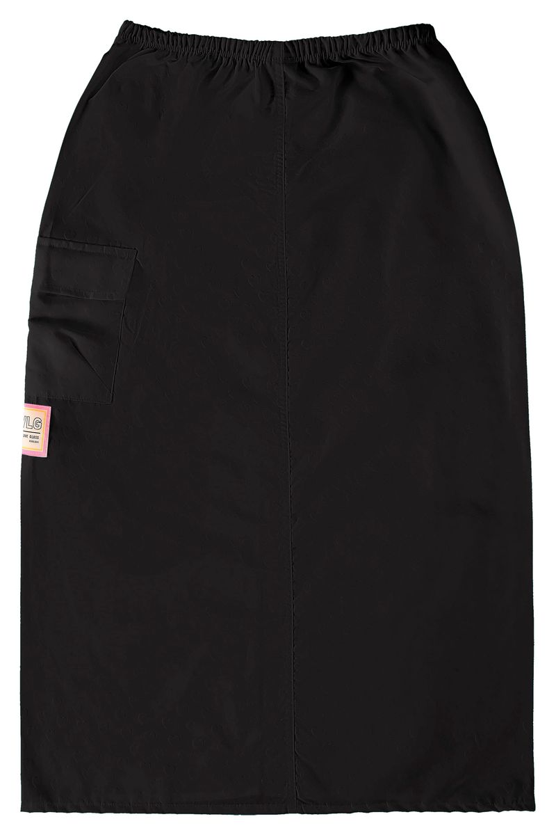 Saia-Cargo-Longa-Infantil--Preto--Gloss