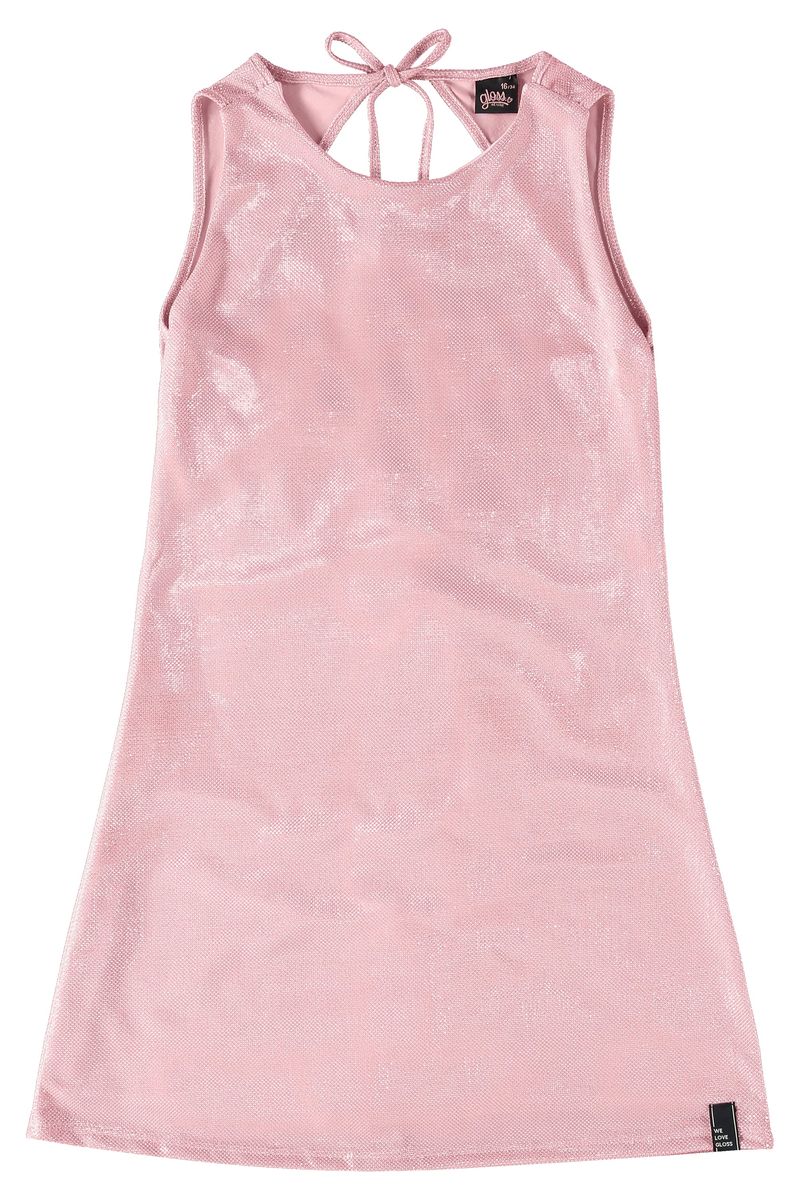 Vestido-Juvenil-Regata-em-Malha-Brilhante--Rosa--Gloss