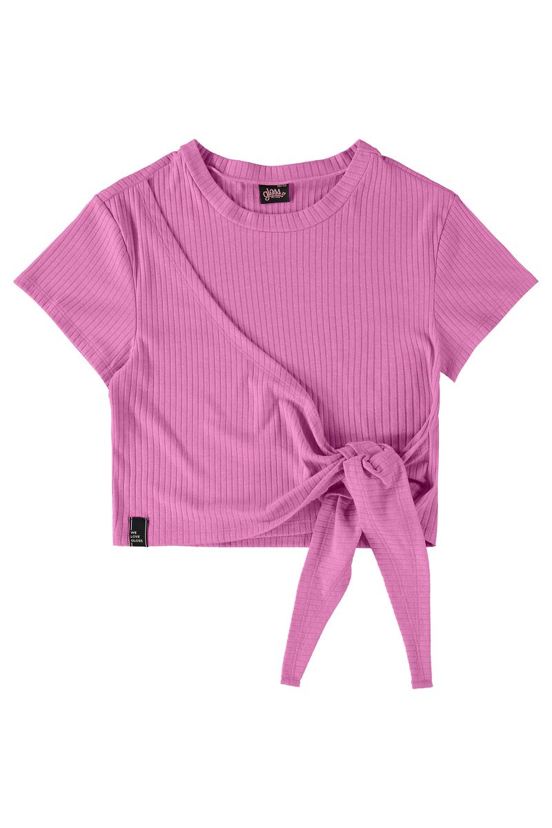 Blusa-Cropped-Manga-Curta-Infantil--Rosa--Gloss