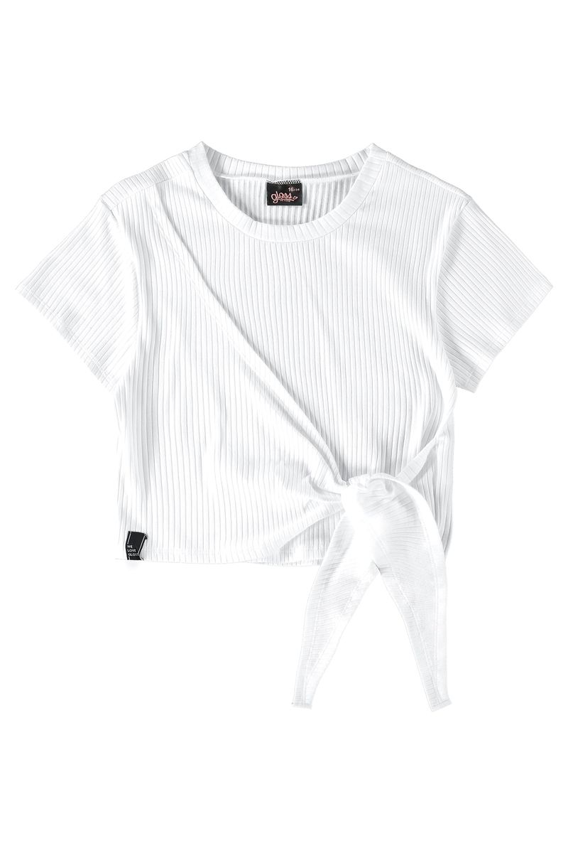Blusa-Cropped-Manga-Curta-Infantil--Branco--Gloss