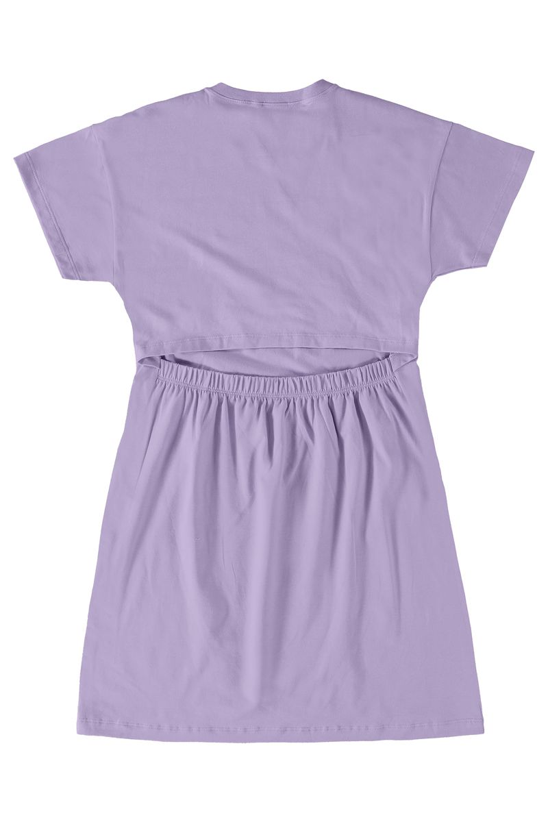 Vestido-Juvenil-em-Cotton--Roxo--Gloss