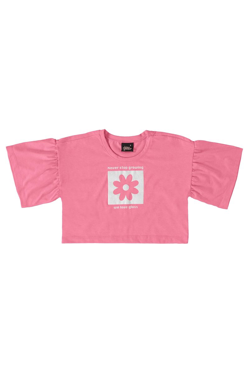Conjunto-Infantil-Cropped-e-Short--Rosa--Gloss