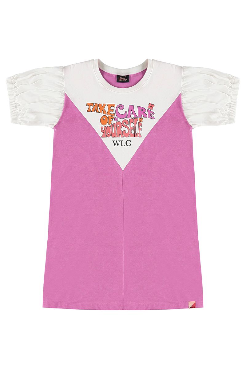 Vestido-Bufante-Infantil--Rosa--Gloss