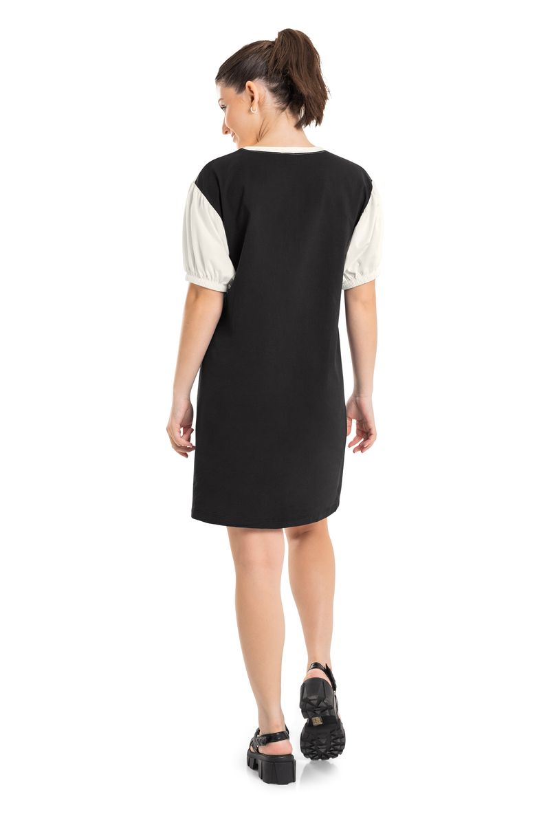 Vestido-Bufante-Infantil--Preto--Gloss