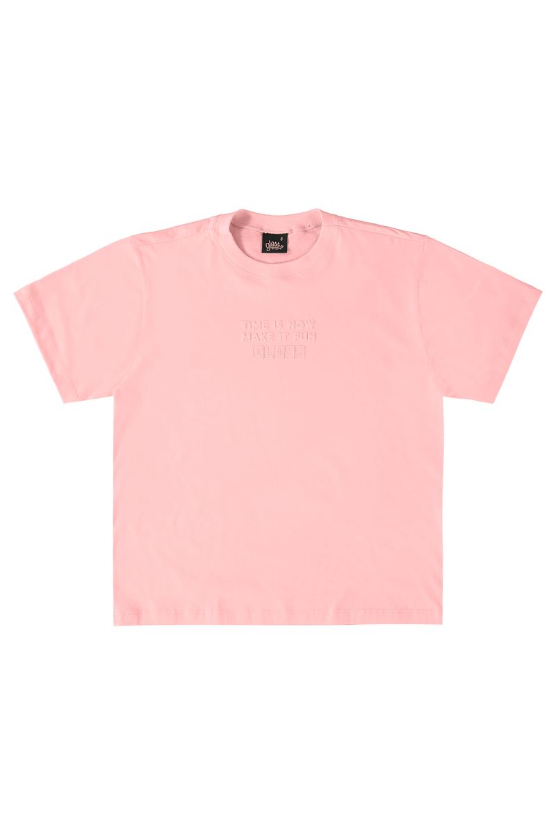 Camiseta-Manga-Curta-Basica-Infantil--Rosa--Gloss