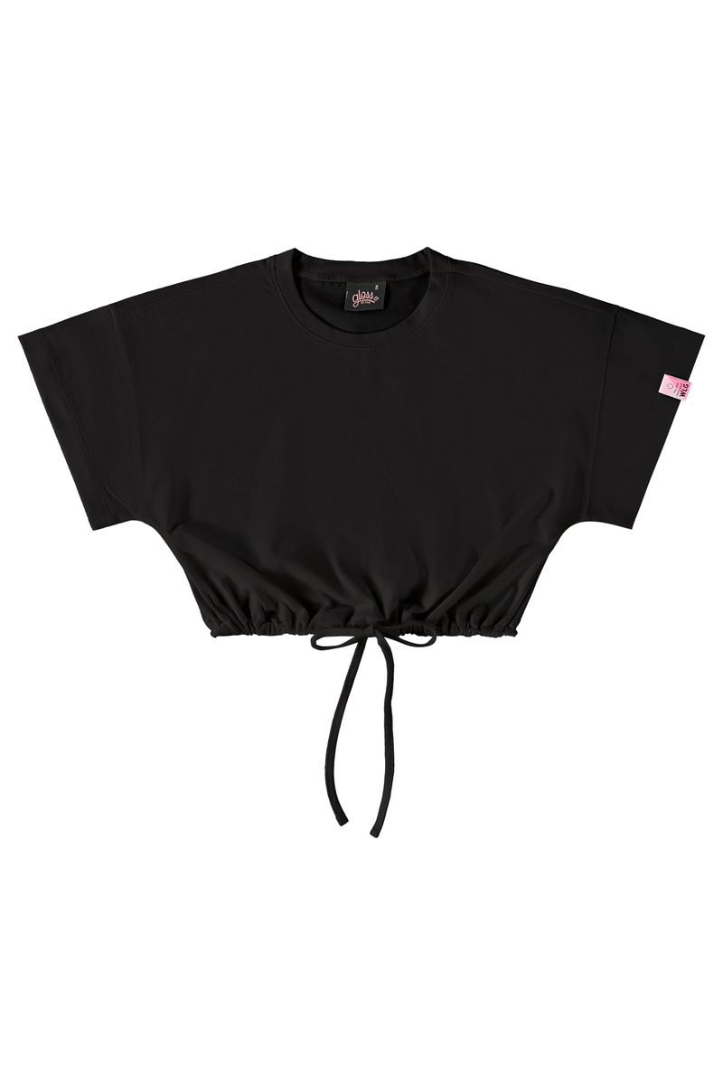 Blusa-Cropped-Basica-Infantil--Preto--Gloss