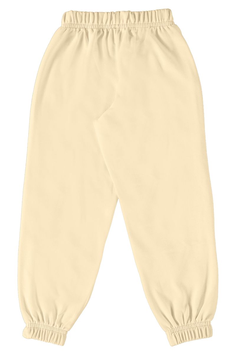 Calca-Basica-Infantil--Amarelo--Gloss