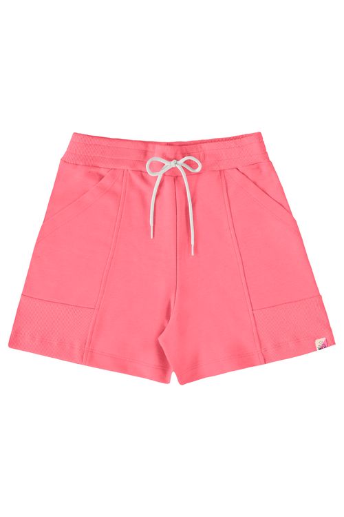 Short Básico em Moletom (Rosa) Gloss