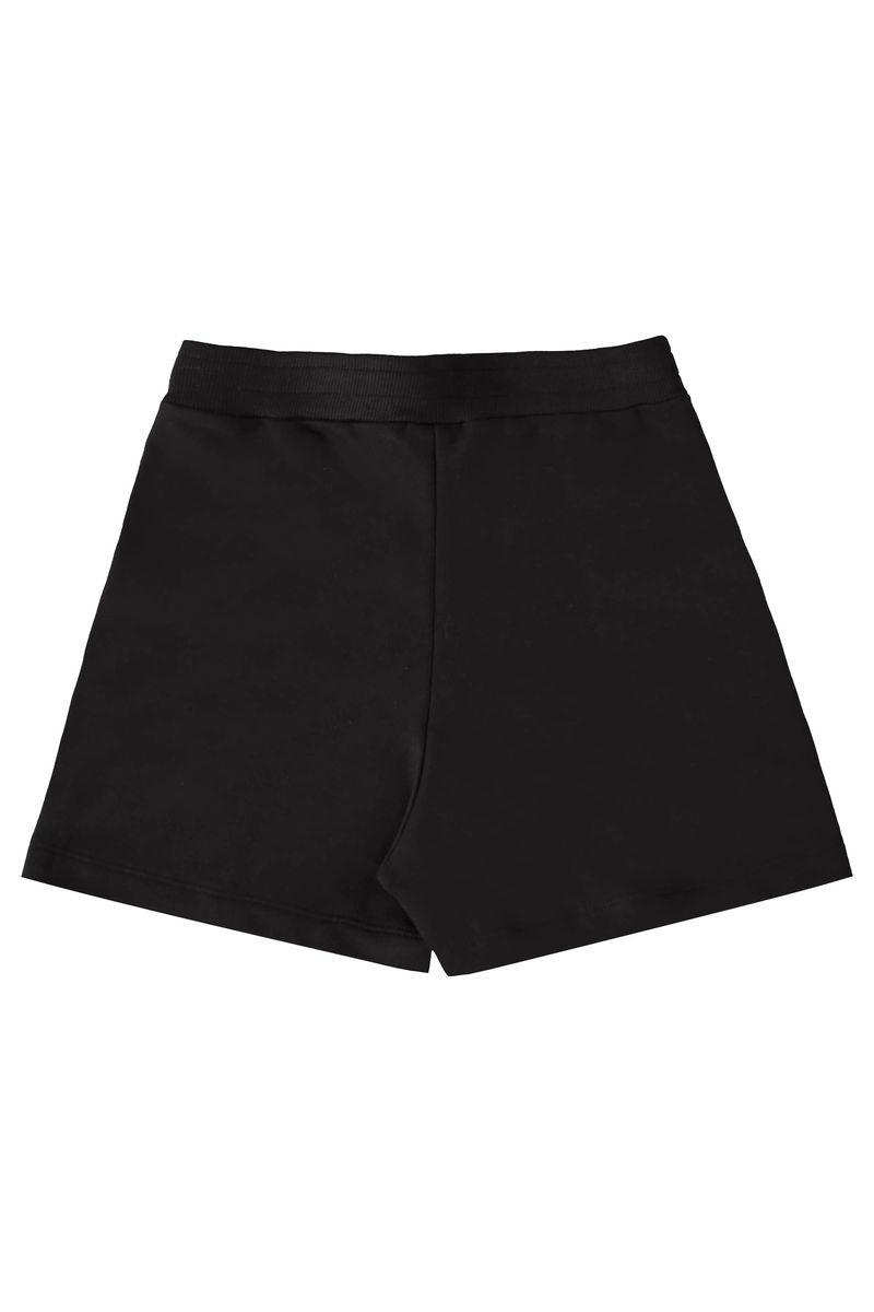 Short-Basico-em-Moletom--Preto--Gloss