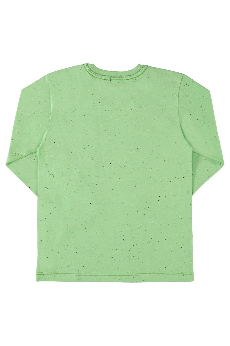 Camiseta-Manga-Longa-Infantil--Verde--Quimby