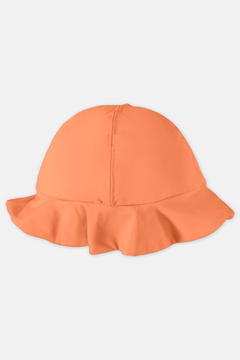 Chapeu-bebe-em-Malha-com-Protecao-UV-FPS--50--Laranja--Up-Baby