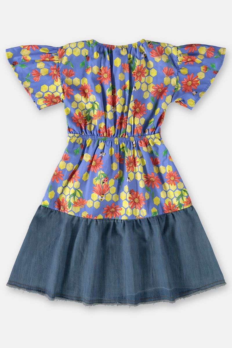 Vestido-Infantil-em-Tricoline--Azul--Up-Baby