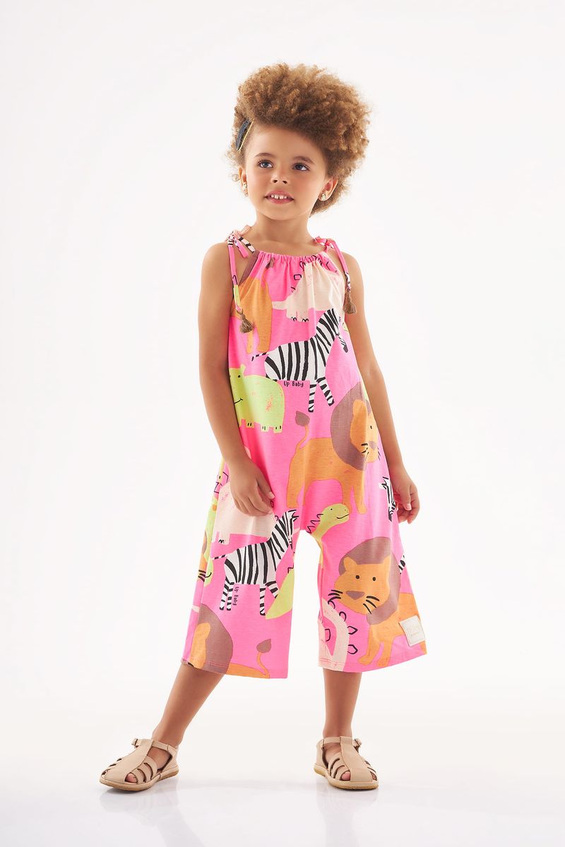 Macacao-Safari-Roar-para-Menina--Rosa--Up-Baby