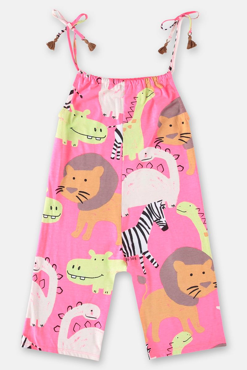 Macacao-Safari-Roar-para-Menina--Rosa--Up-Baby