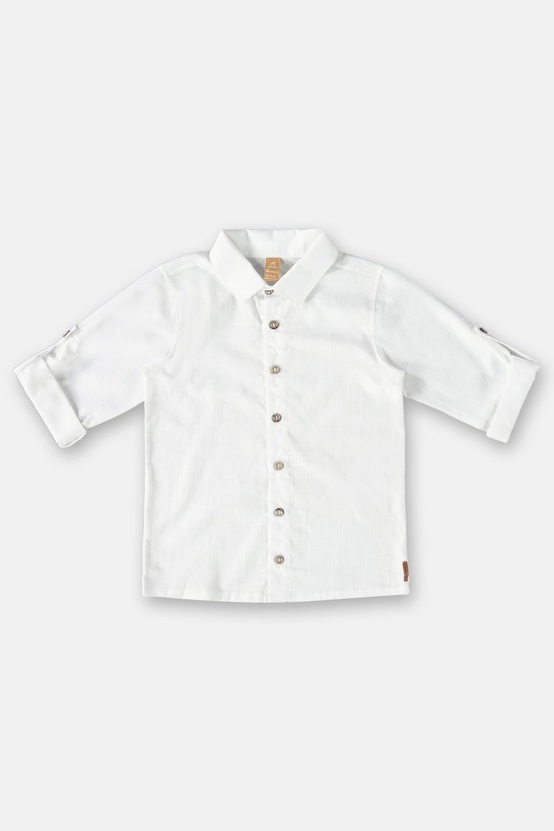 Conjunto-Infantil-com-Camisa-e-Short--Branco--Up-Baby