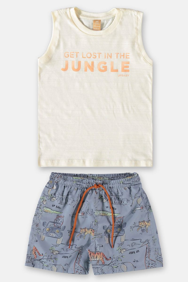 Conjunto-Lost-in-the-Jungle-Infantil--Off-White--Up-Baby