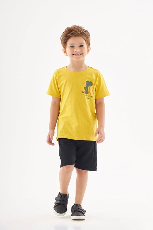 Conjunto Infantil Cutie Dino para Menino (Amarelo) Up Baby