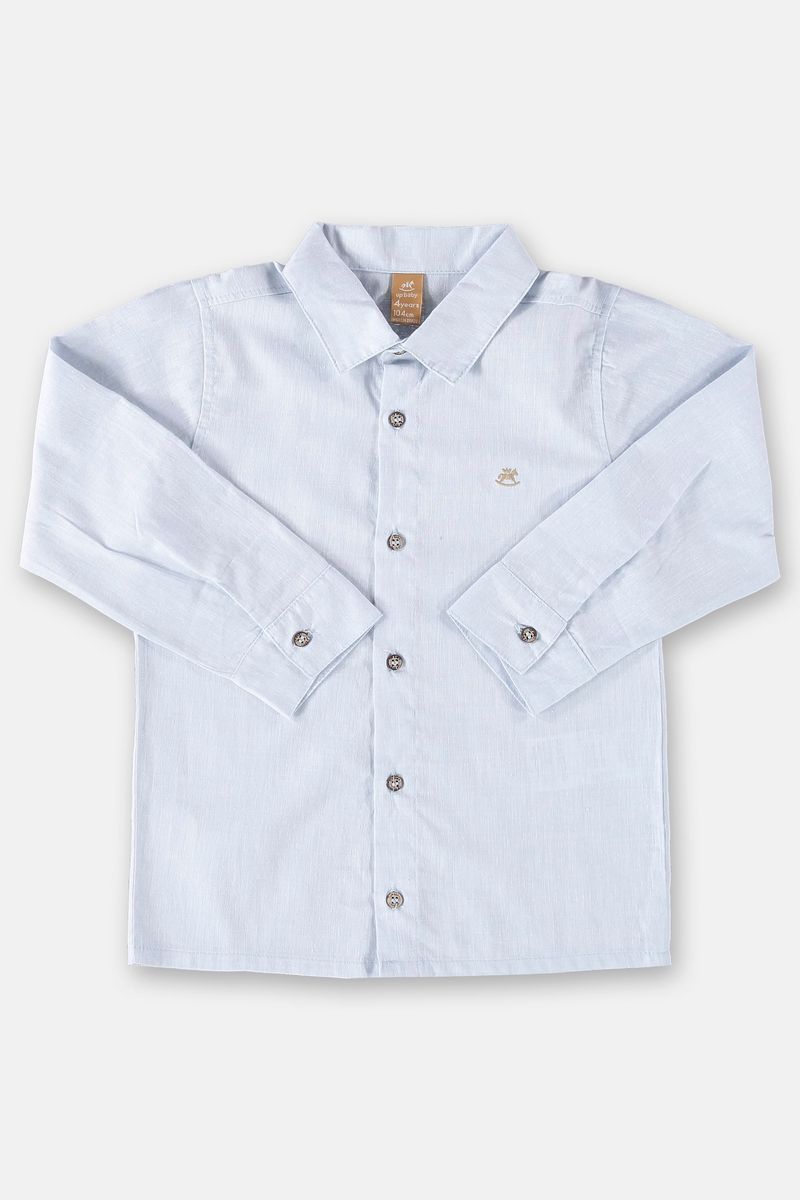 Camisa-Manga-Longa-para-Menino--Azul--Up-Baby