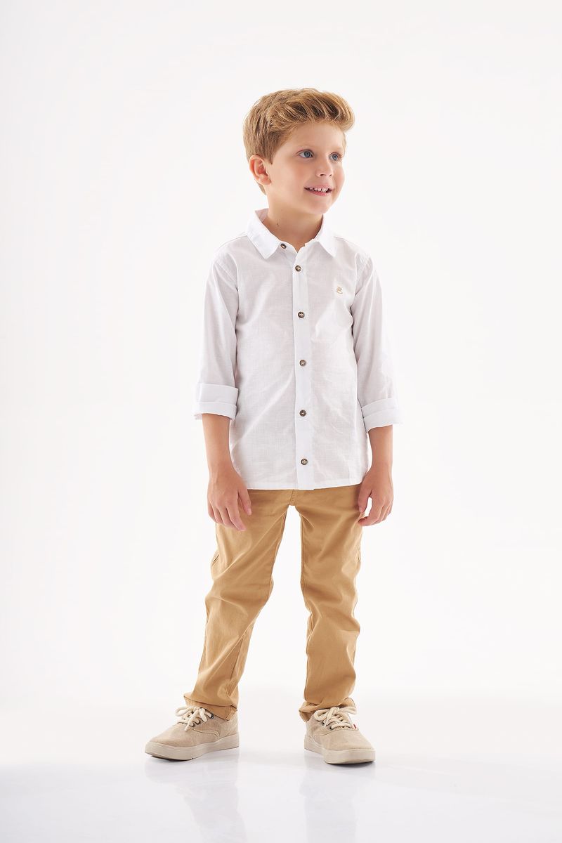 Camisa-Manga-Longa-para-Menino--Branco--Up-Baby