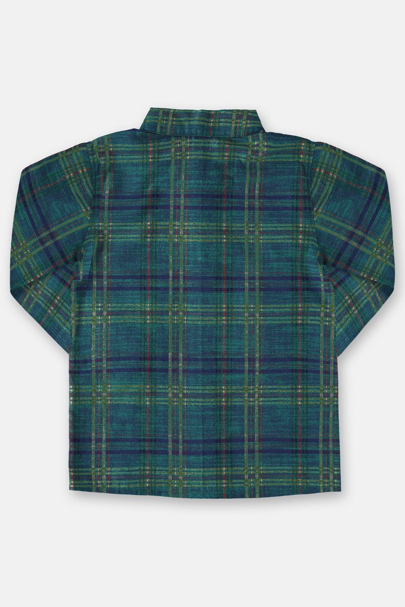 Camisa-Infantil-Xadrez-para-Menino--Verde--Up-Baby