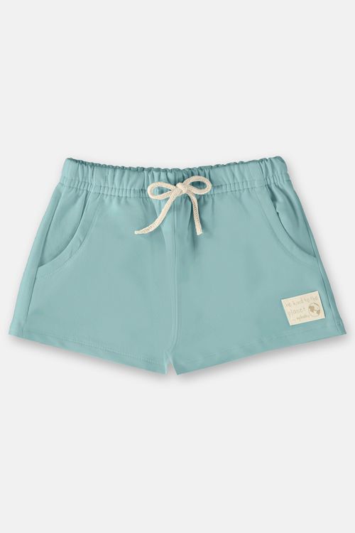 Short Nature Infantil Feminino (Azul) Up Baby