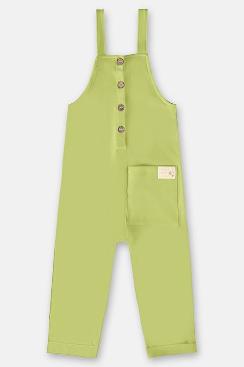 Jardineira Nature Infantil Unissex (Verde) Up Baby