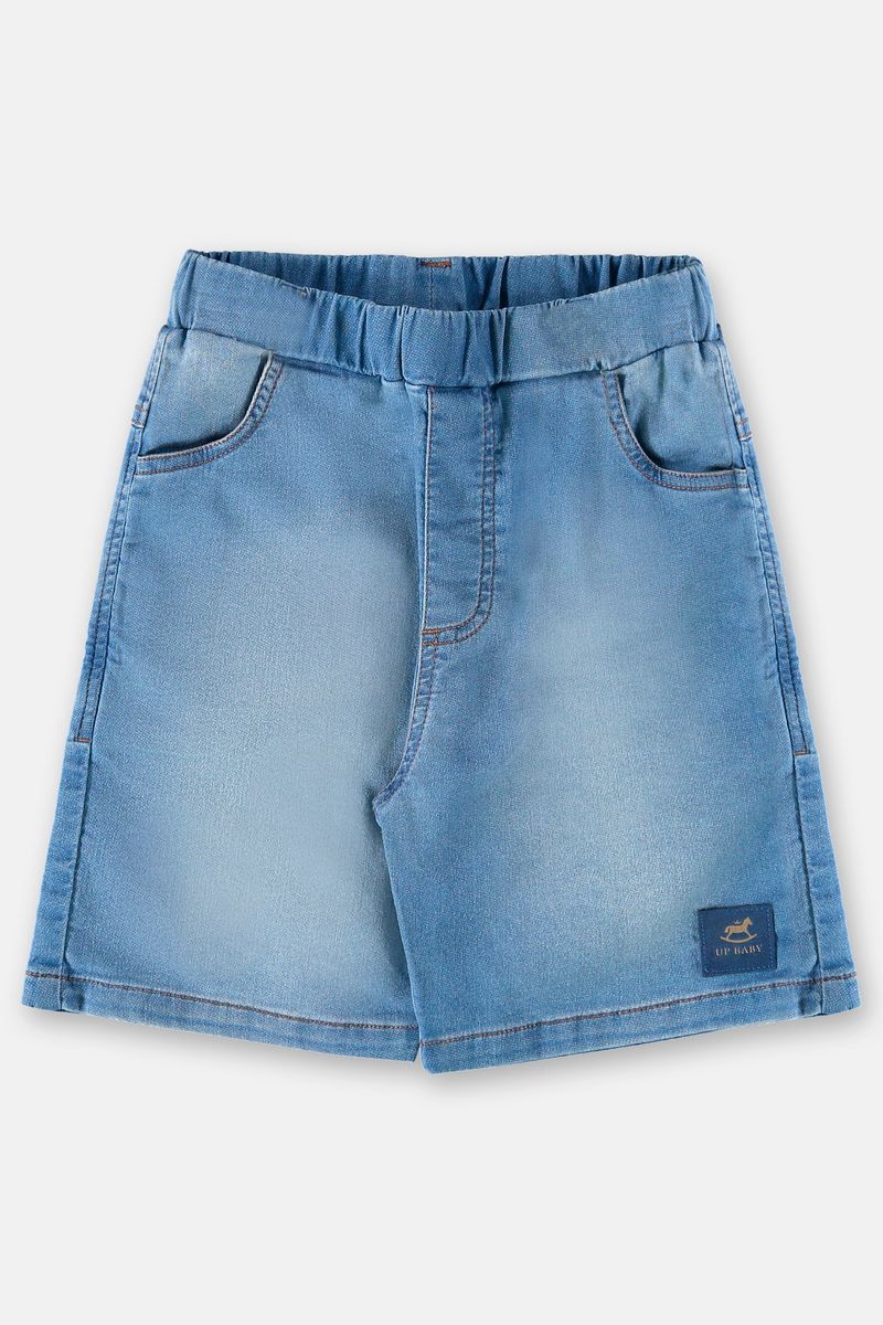 Bermuda-Jeans-Infantil-para-Menino--Azul--Up-Baby