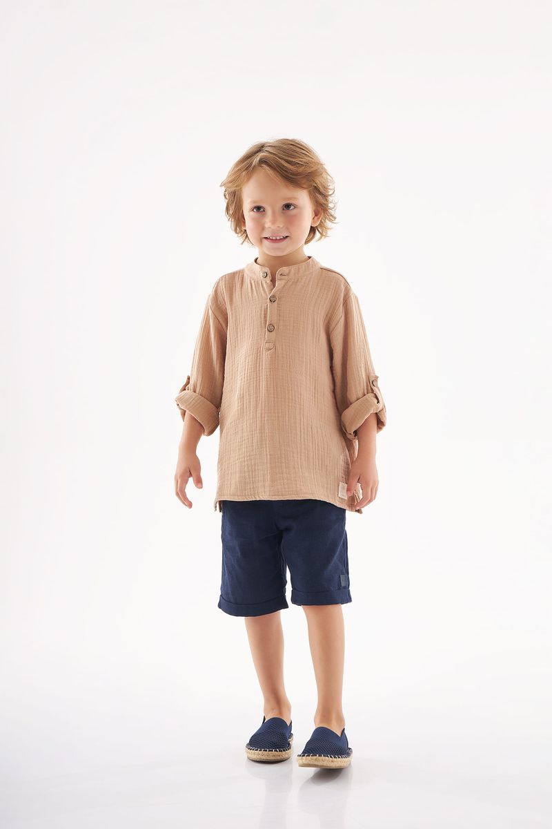 Bata-Infantil-para-Menino--Bege--Up-Baby