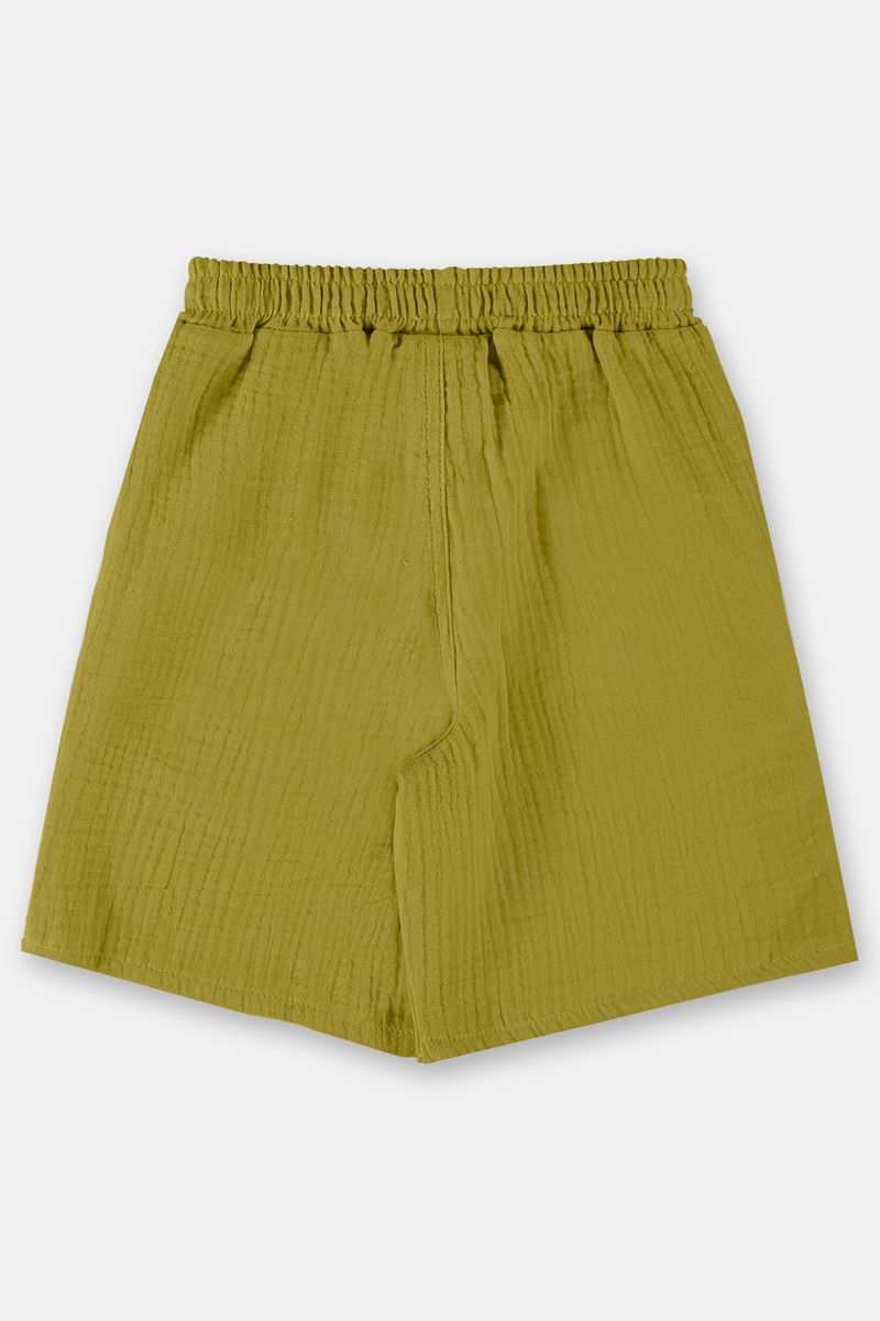 Conjunto-com-Camisa-e-Bermuda-para-Menino--Verde--Up-Baby
