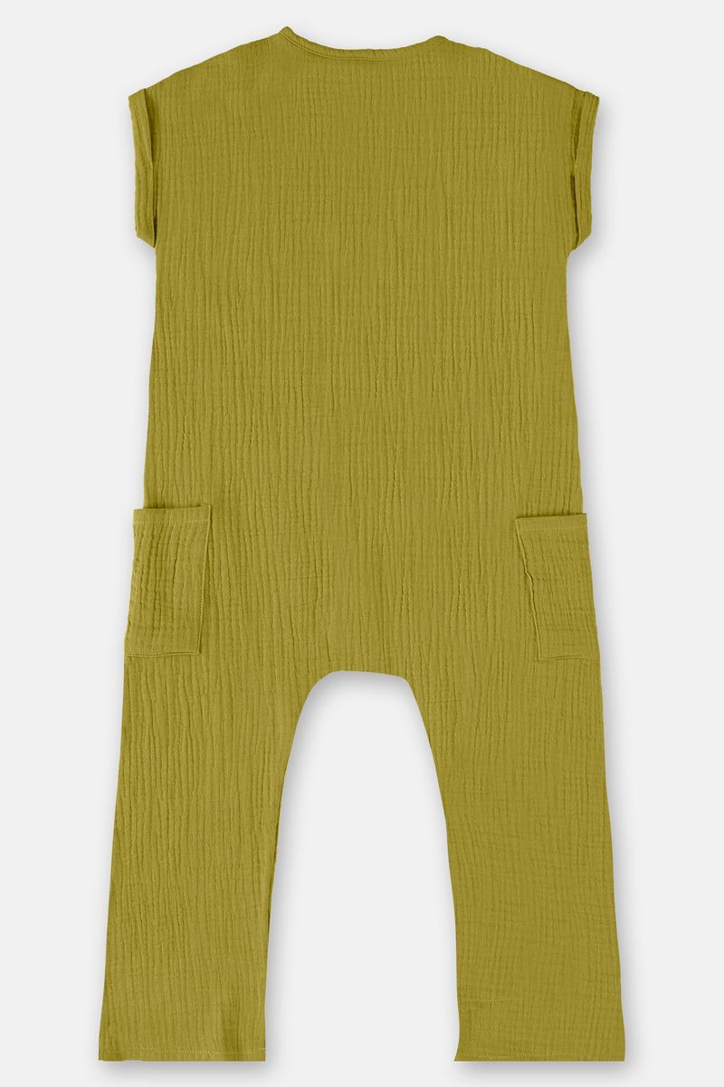Macacao-Sem-Manga-Infantil-para-Menino--Verde--Up-Baby-