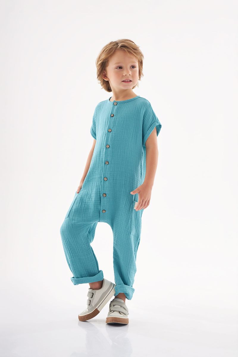 Macacao-Sem-Manga-Infantil-para-Menino--Azul--Up-Baby
