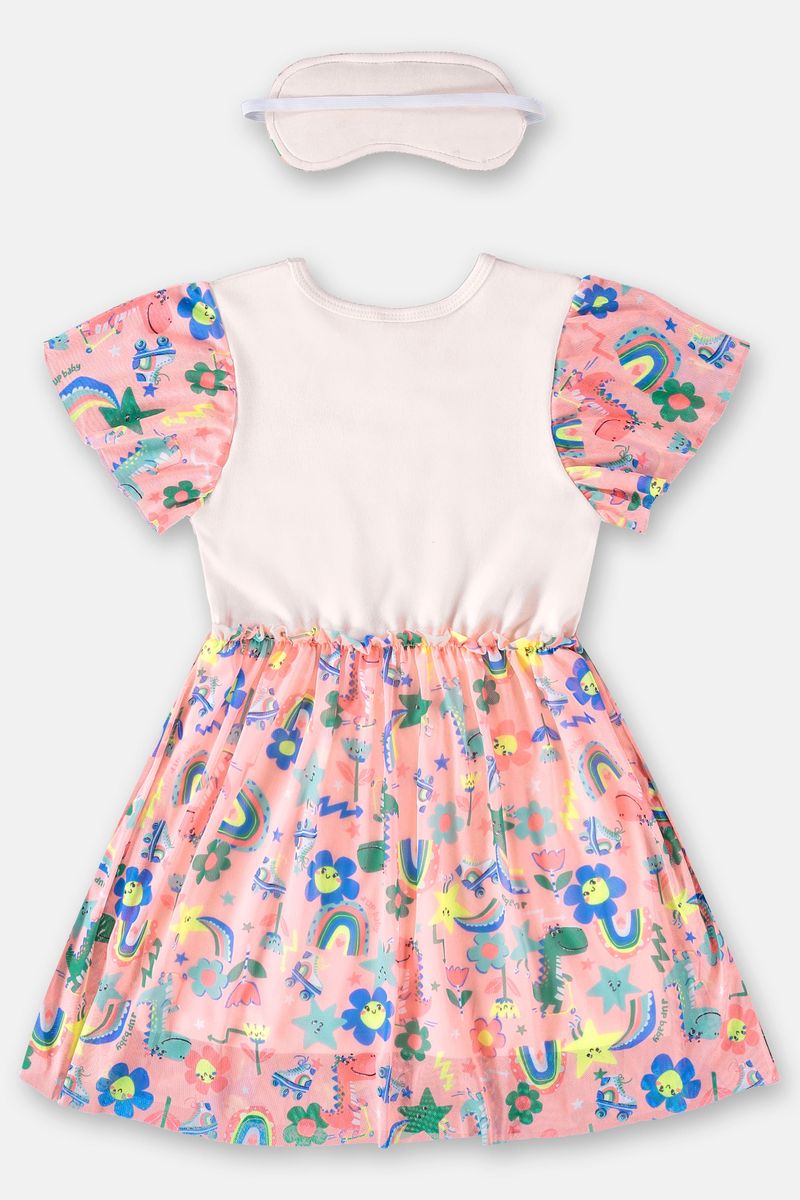 Pijama-Infantil-Sweet-Apple-para-Menina--Rosa--Up-Baby