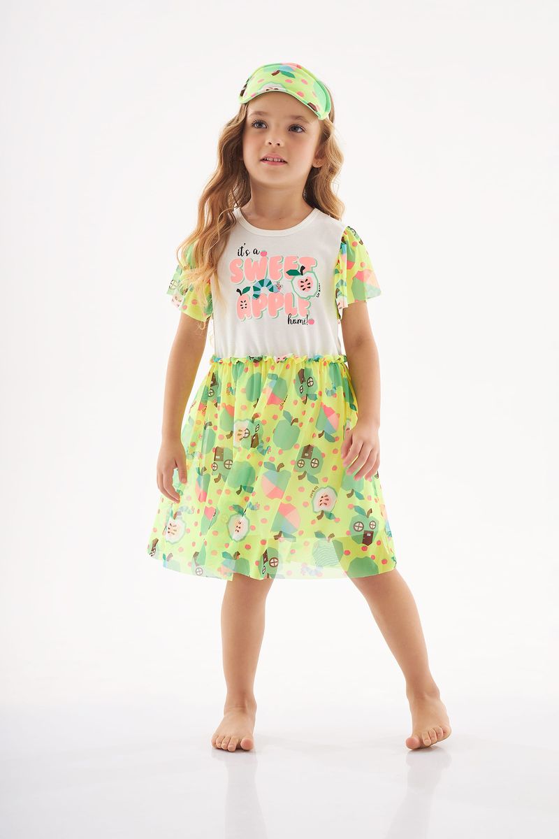 Pijama-Infantil-Dino-Rainbows-para-Menina--Off-White--Up-Baby