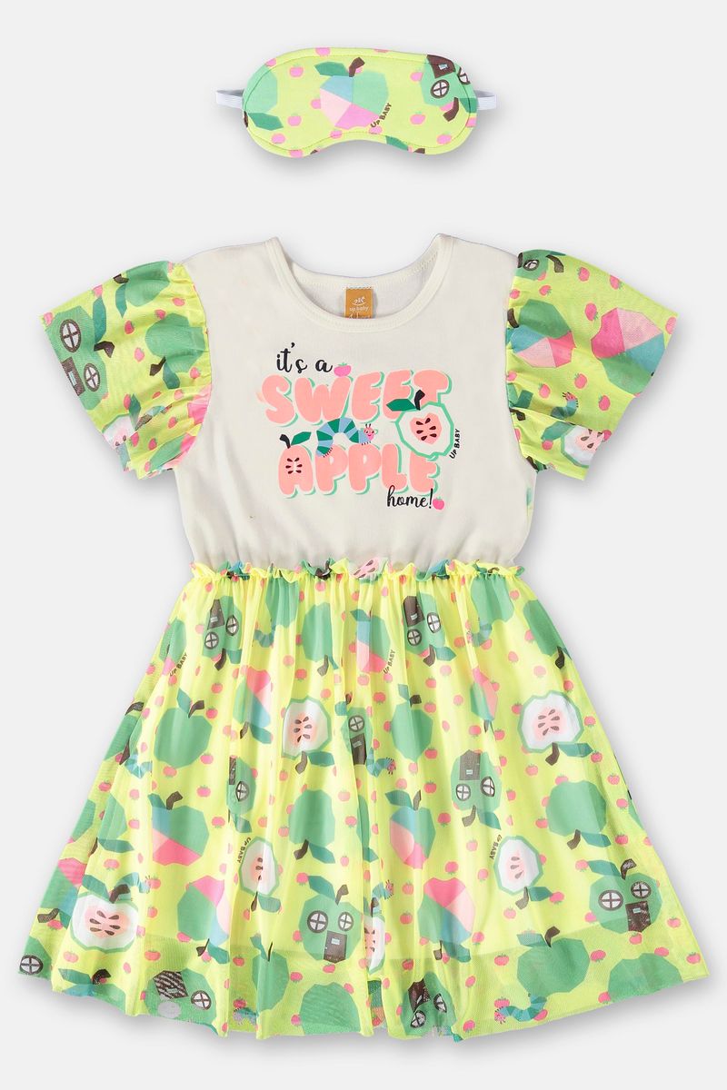 Pijama-Infantil-Dino-Rainbows-para-Menina--Off-White--Up-Baby