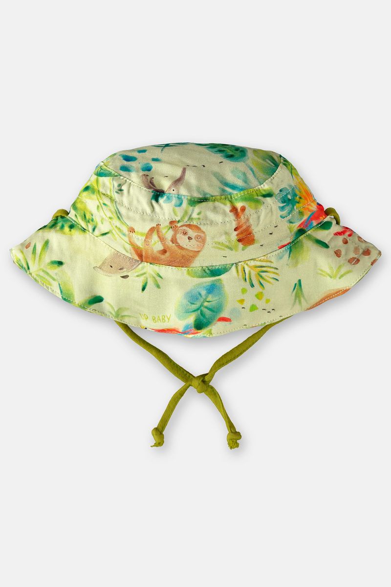 Bucket-Dupla-Face-para-Bebe-Menino--Verde--Up-Baby