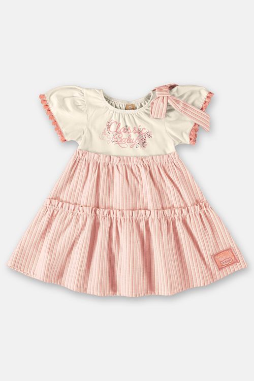 Vestido Classic Baby Elegance (Bege) Up Baby