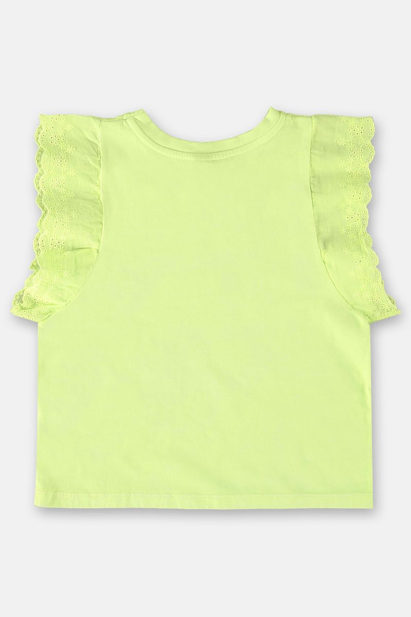 Blusa-Infantil-Basica-em-Meia-Malha--Amarelo--Up-Baby
