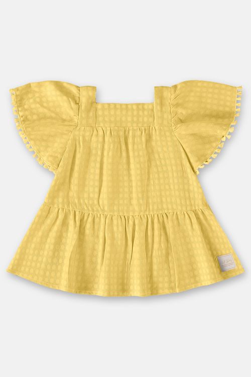 Vestido em Viscose Bebê (Amarelo) Up Baby