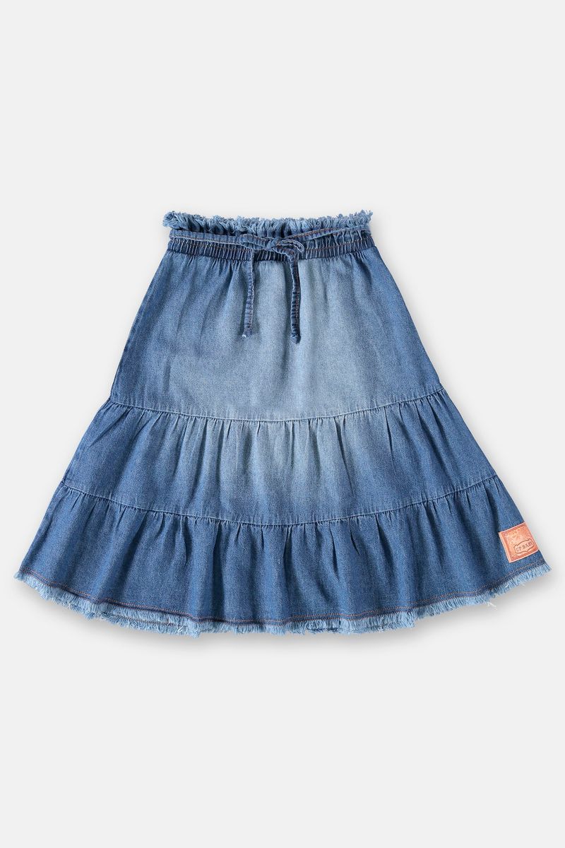 Saia-Midi-em-Jeans-Infantil--Azul--Up-Baby